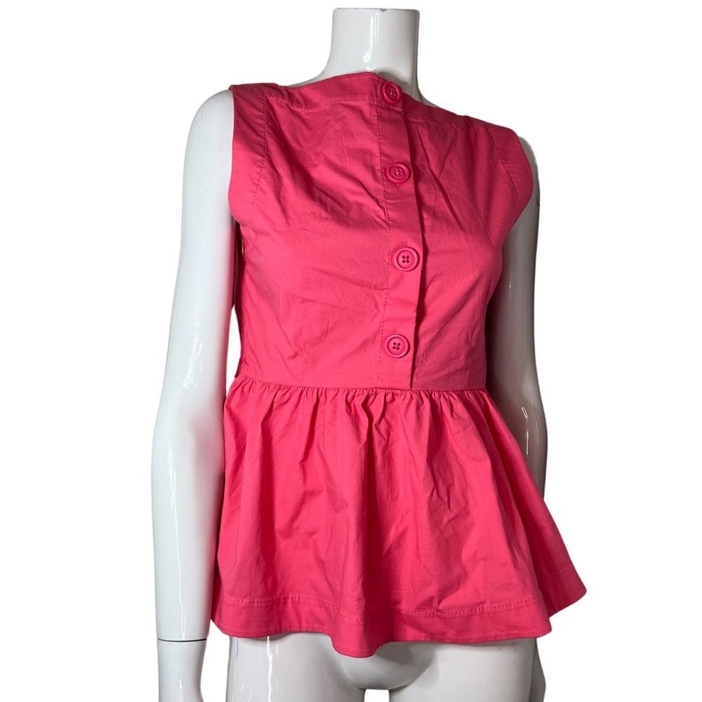Kate Spade ♠️ Pink Cotton Button Tank - SZ 4